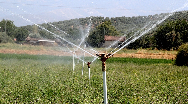 Aktaş Barajı'ndan Ödemiş Ovasına Su Verildi