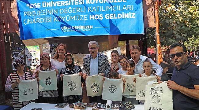 Ege Üniversitesi Köyümüzde Projesi Çınardibi'ndeydi