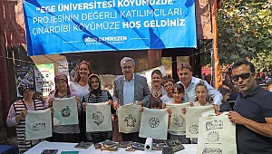 Ege Üniversitesi Köyümüzde Projesi Çınardibi'ndeydi