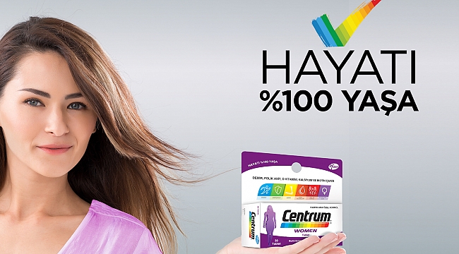 Kadınlara Özel Multivitamin Takviyesi Centrum Women Şimdi Türkiye'de