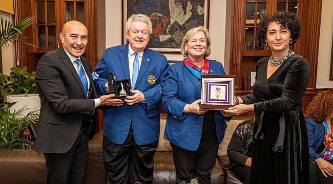 Uluslararası Rotary Başkanı İzmir'de Temaslarda Bulundu