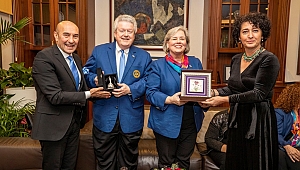 Uluslararası Rotary Başkanı İzmir'de Temaslarda Bulundu