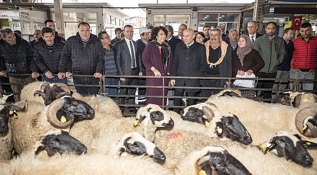 Torbalı'da Çiftçilere 173 Hayvan Dağıtıldı