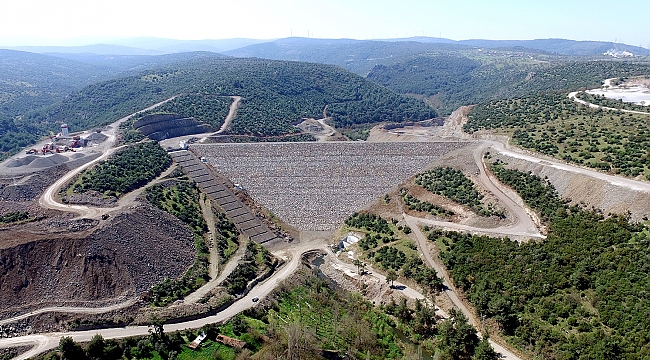 İzmir Musacalı Barajının Gövdesi Tamamlandı