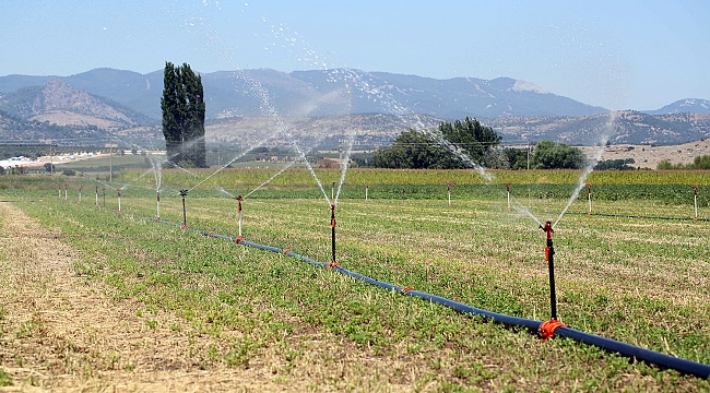 İzmir'de 400 Bin Dekar Tarım Arazisi Sulanıyor