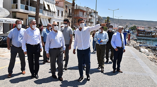 İzmir Valisi Köşger, Foça'da Turizm Yatırımlarını İnceledi