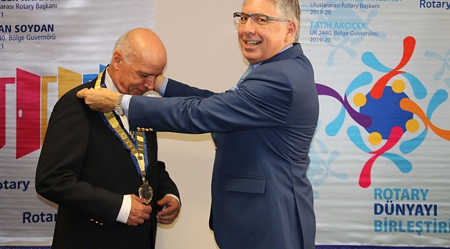 Rotary'de Ertan Soydan Dönemi Başladı