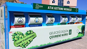 Çeşme'de Mobil Atık Toplama Merkezleri Kuruldu