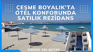 Çeşme Boyalık'ta Satılık Rezidans 