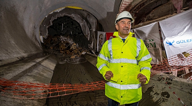 Narlıdere Metrosunun İlk Tüneli Tamamlandı